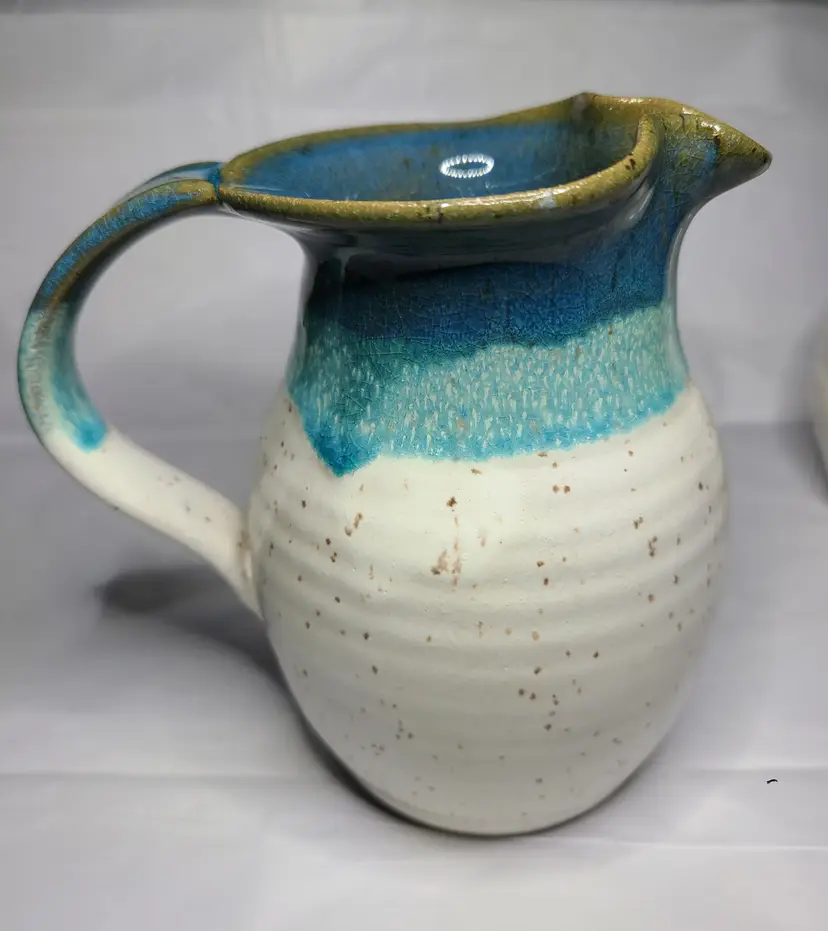 Vintage Indian Mountain Studio Pottery Pitcher Vase