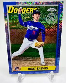 Roki Sasaki 2025 Topps Series 2 #T90C-135 (RC) 1990 Topps Silver Pack Mojo LA