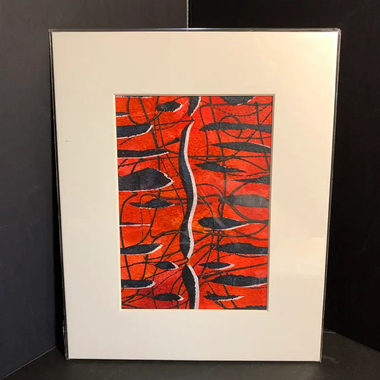 Cynthia Fletcher Original Acrylic "Tropical Banana"