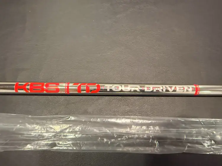 KBS TD DRIVER/WOOD SHAFT LIMITED EDITION CHROME 60 Stiff Flex NEW