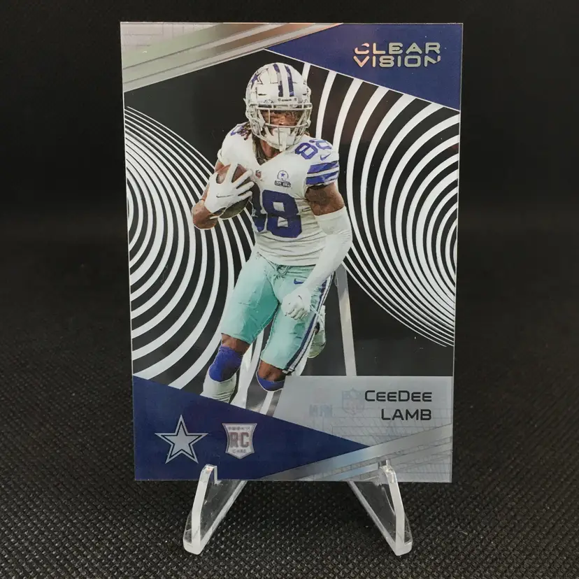 CeeDee Lamb 2020 Chronicles Clear Vision Rookie (RC) #CV-13 - Dallas Cowboys