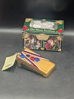 Old World Christmas Collection Cornhole Ornament