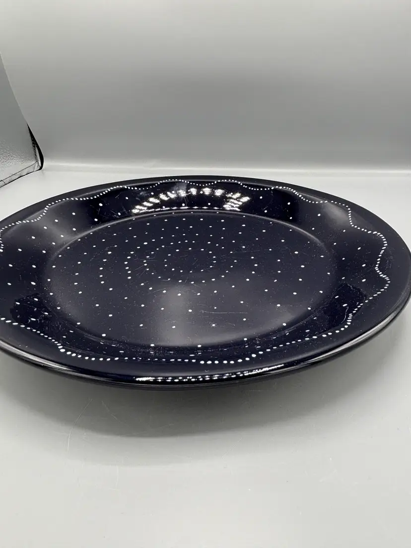 Ceramic polka Dot Platter