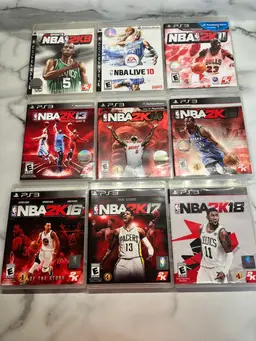Lot Of 8 PS3 NBA Games