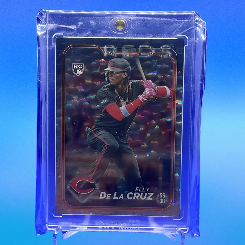 2024 Topps Series One Elly De La Cruz RC Silver Patterned Foil SP