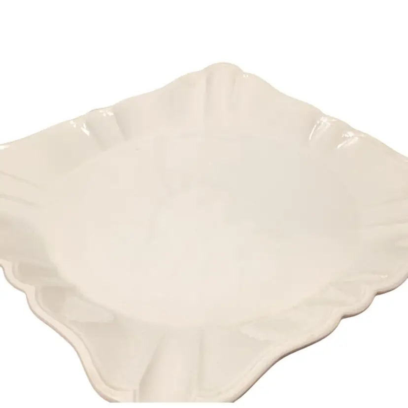 Villa Forte Cake Plate White Made In Portugal
