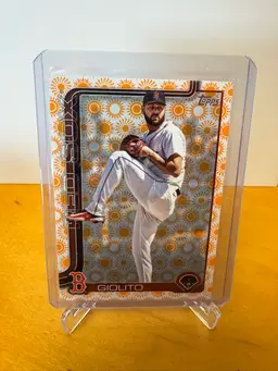 Lucas Giolito 2025 Topps Series Two Holiday Sun Refractor - Boston Red Sox