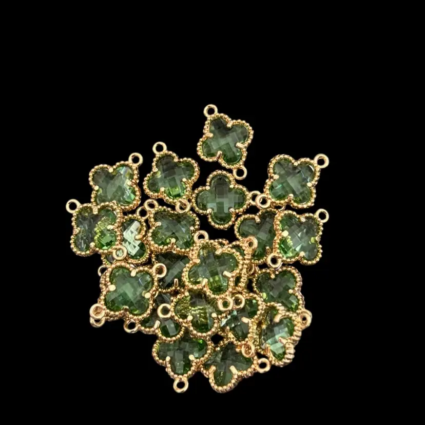 Light Green Glass Beads