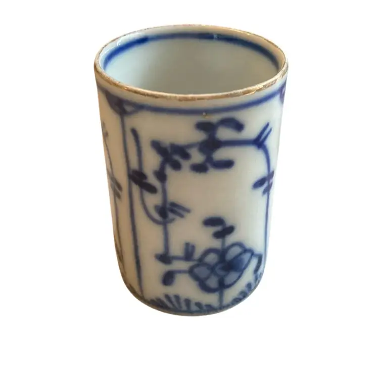 Japanese Meissen Style Sake Cup
