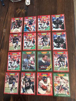 Chicago Bears 1989 Pro Set Lot Of 42