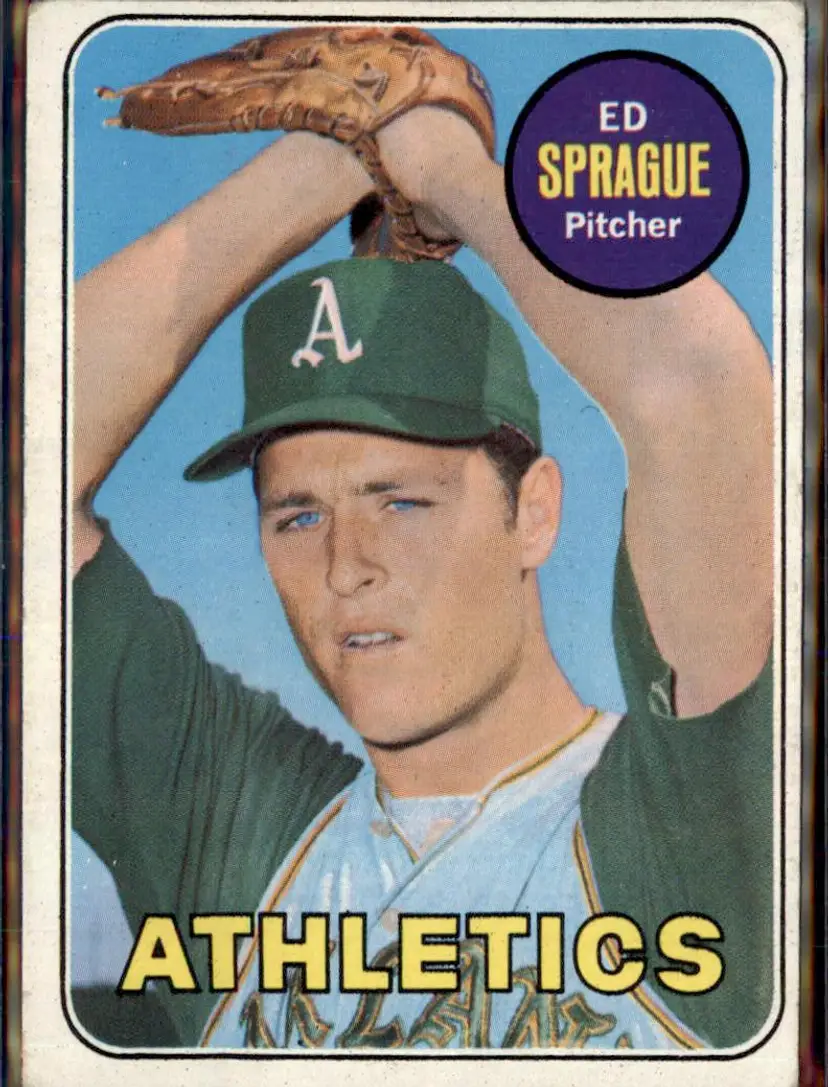 1969 Topps #638 Ed Sprague - (pk3) - Oakland Athletics