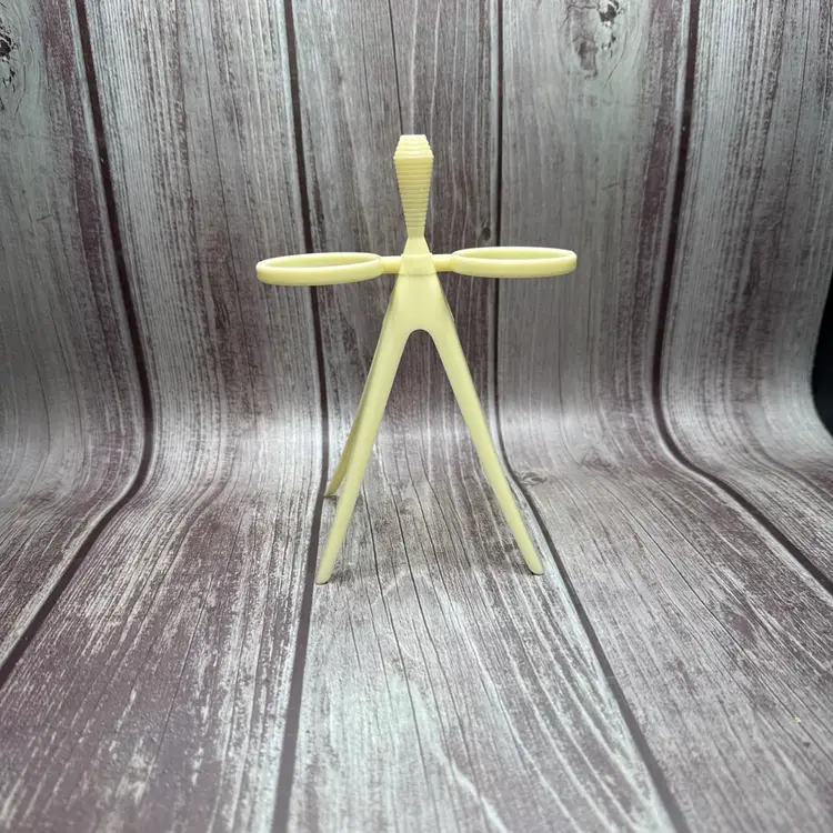 Vintage Tupperware Atomic Midget Salt And Pepper Shaker, Toothpick Holder MCM Plastic Stand ONLY