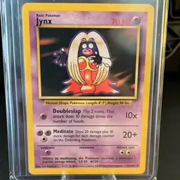 Pokémon Jynx 1999 Base Set #31/102