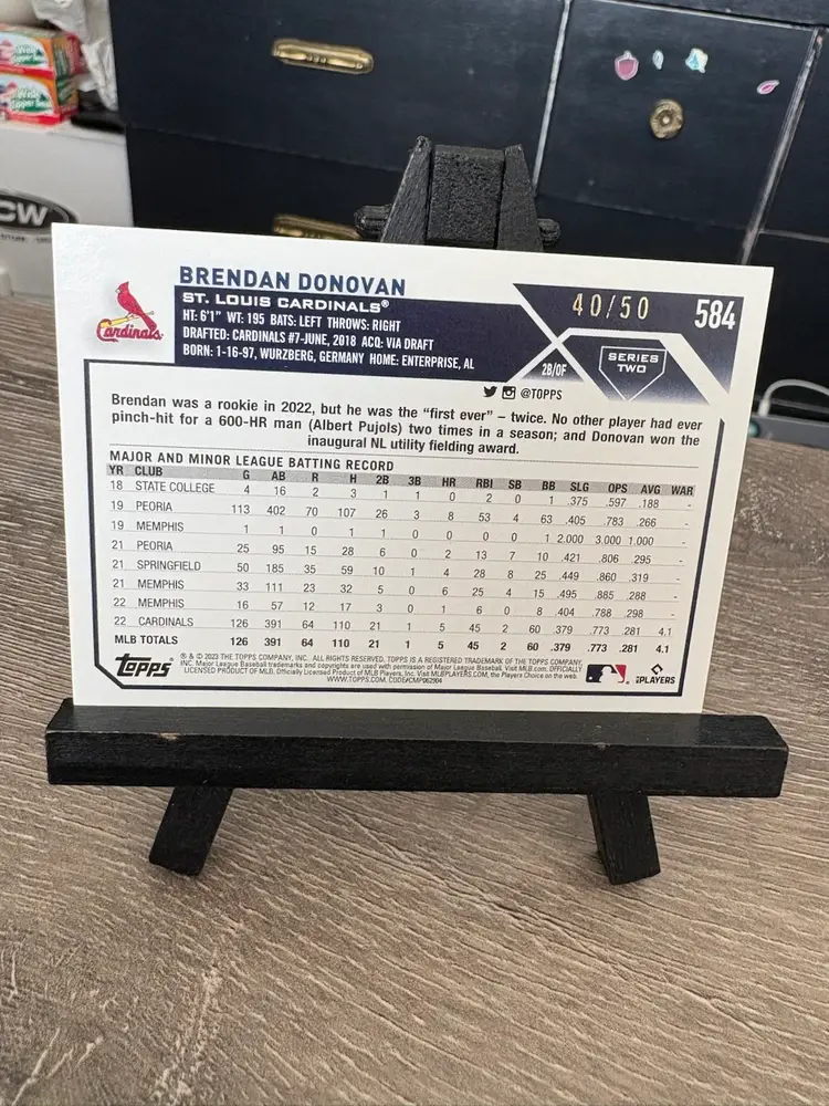 Brendan Donovan 2023 Topps Series Two Pink Parallel /50 MLB Baseball Card St Louis Cardinals (F)