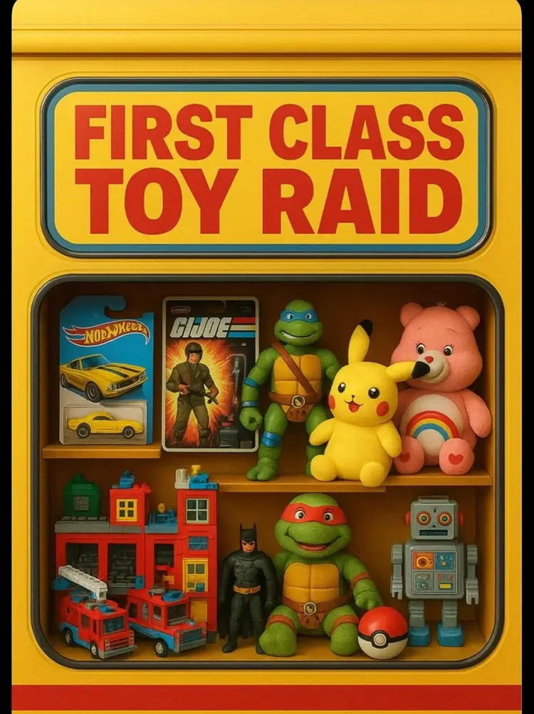 Toy Raid Train: Wrestling Legends, Imaginext & More!