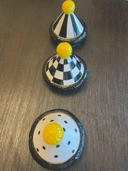 Mackenzie- Childs Hats- Set Of 3