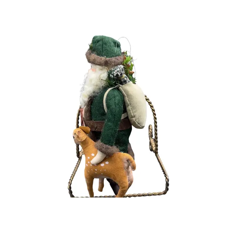 VINTAGE ORNAMENT 
CHRISTMAS SANTA 
Signed By Gladys Boalt 1998

Holiday Christmas Thanksgiving Harvest Autumn Halloween Party Gift