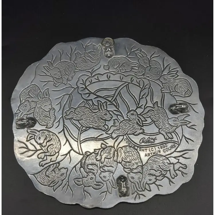Arthur Court 1990 Bunny Trivet