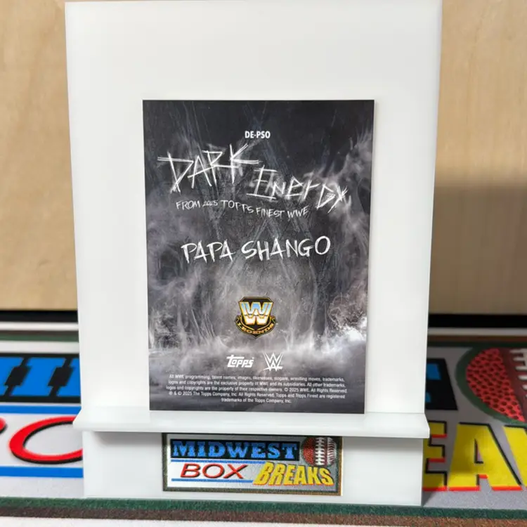 Papa Shango Dark Energy SSP Case Hit 2025 Topps Finest WWE