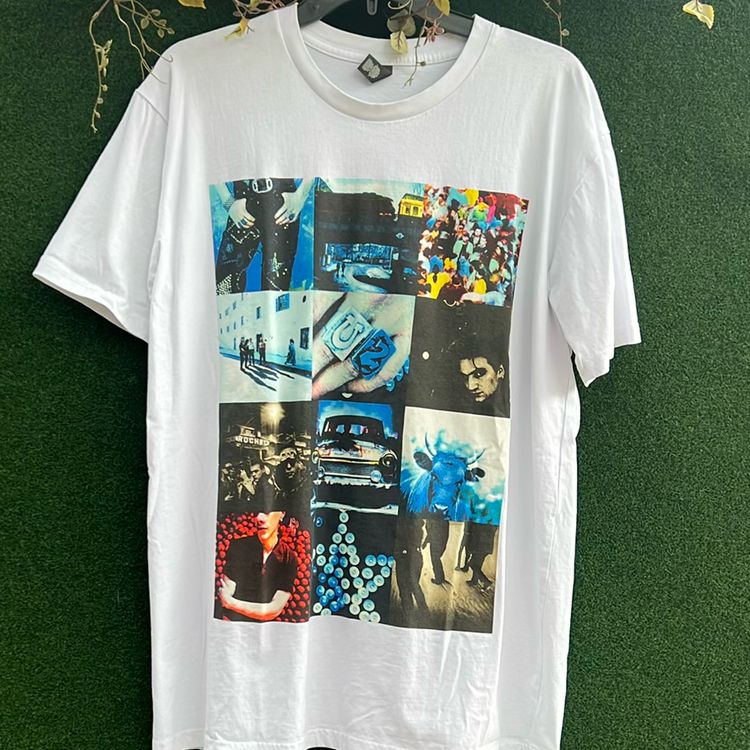 U2 Achtung Baby T-Shirt In Mint Condition AS Colour Staple Tag 