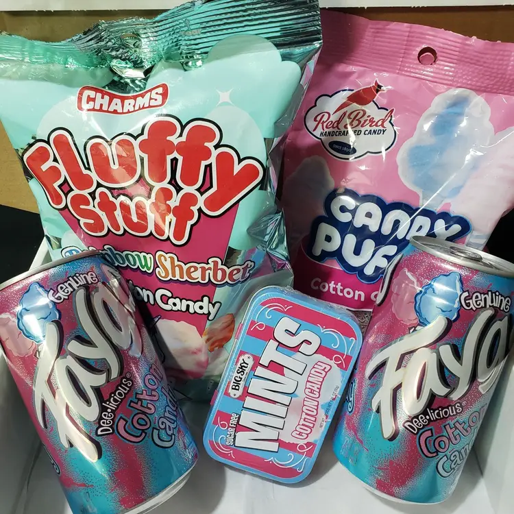 Cotton Candy Themed Giftable Snack Box