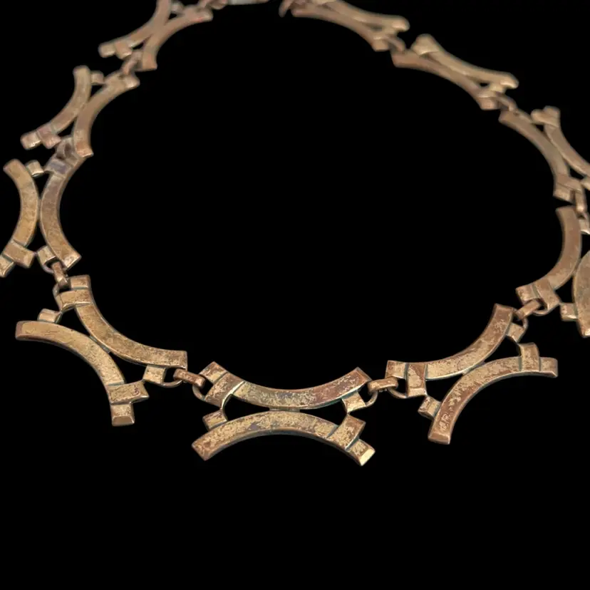 Renoir Copper Choker Midcentury Modern Hook Closure
