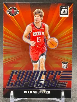 Reed Sheppard 2024-25 Optic Express Lane #16 Holo Prizm (RC)