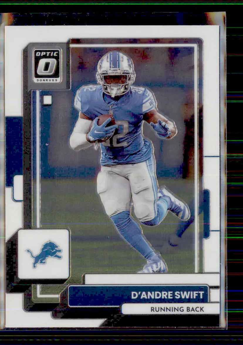 D'Andre Swift 2022 Donruss Optic #66 - Detroit Lions - (130-110)