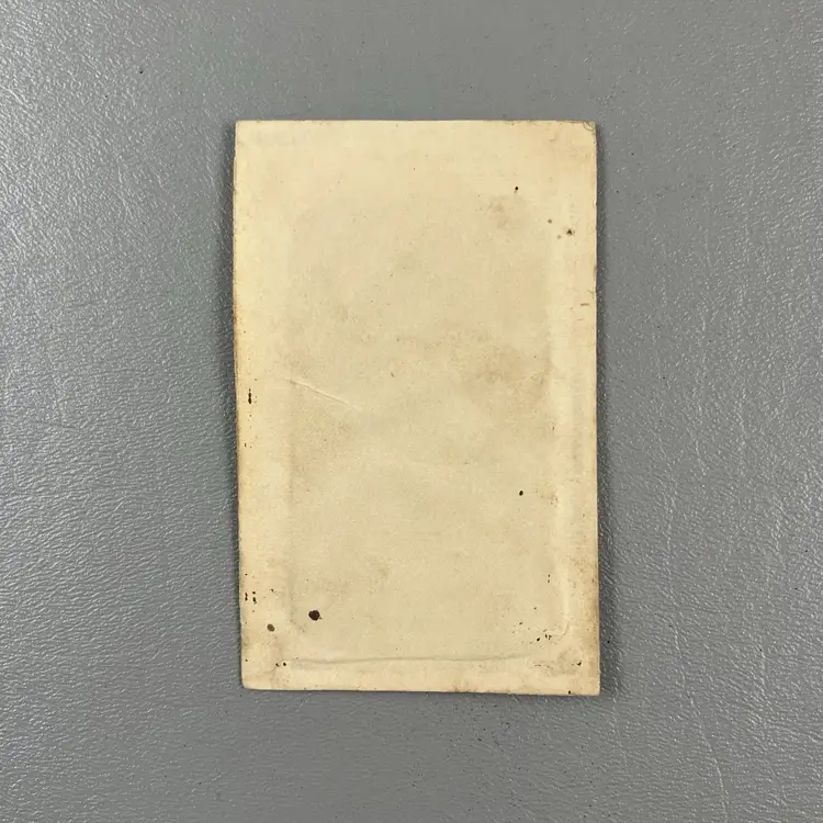 Antique Photo Portrait Tintype Tin Type Man In Suit Mustache