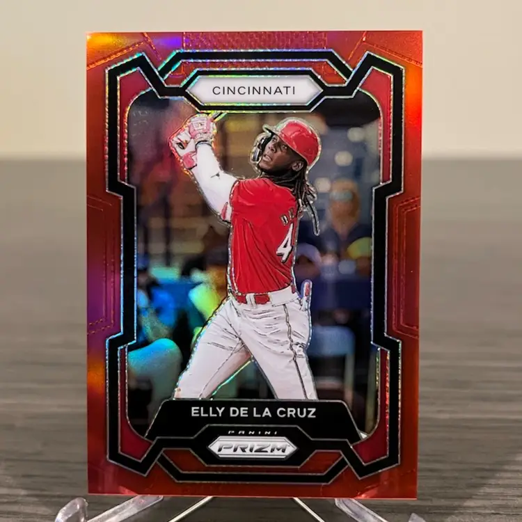 2024 Prizm Elly De La Cruz 163/299 Color Match Cincinnati Reds