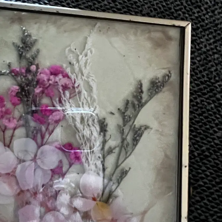 011 Upcycled Vintage Glass Gold Tone Shadow Box Romantic Cottage French Country Decor  Made By Me Drnksuzy DIY OOAK