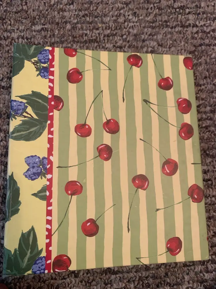 Recipe Book With Cards