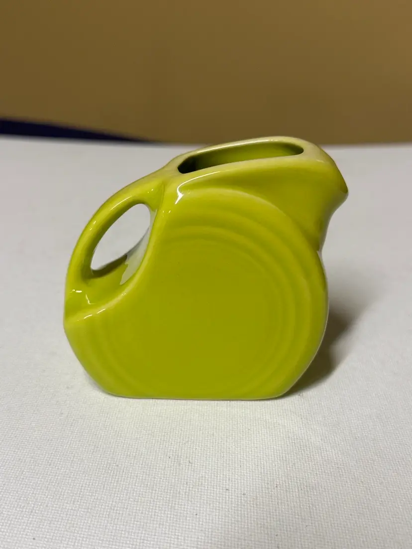 Fiesta mini disk pitcher lemongrass