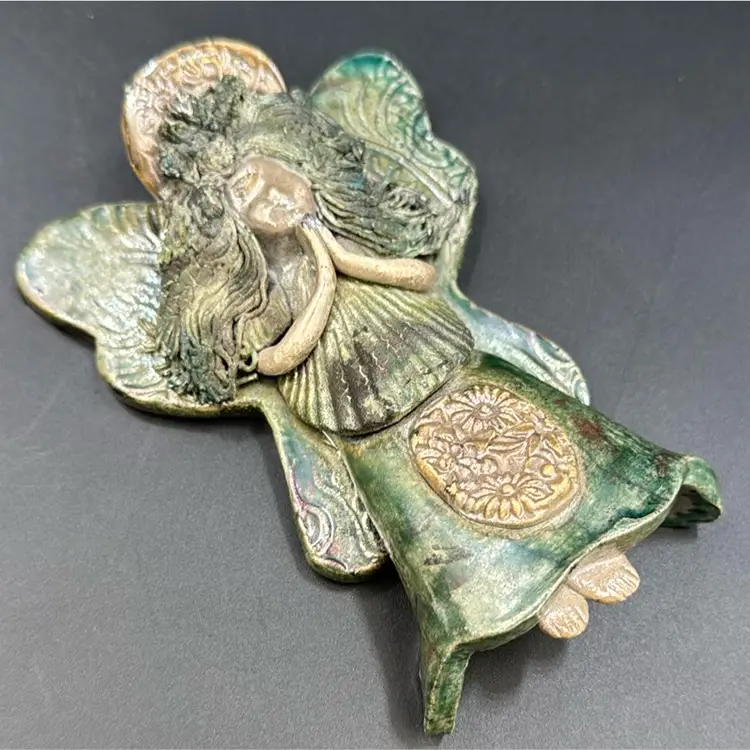 #01 Roku Angel Hand Crafted Made By Sherrie Barnhart