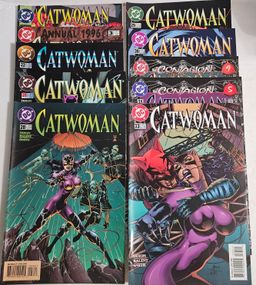 1996 Catwoman DC Comics Robin Slyfox Hackrat Rae Lot of 10 books
