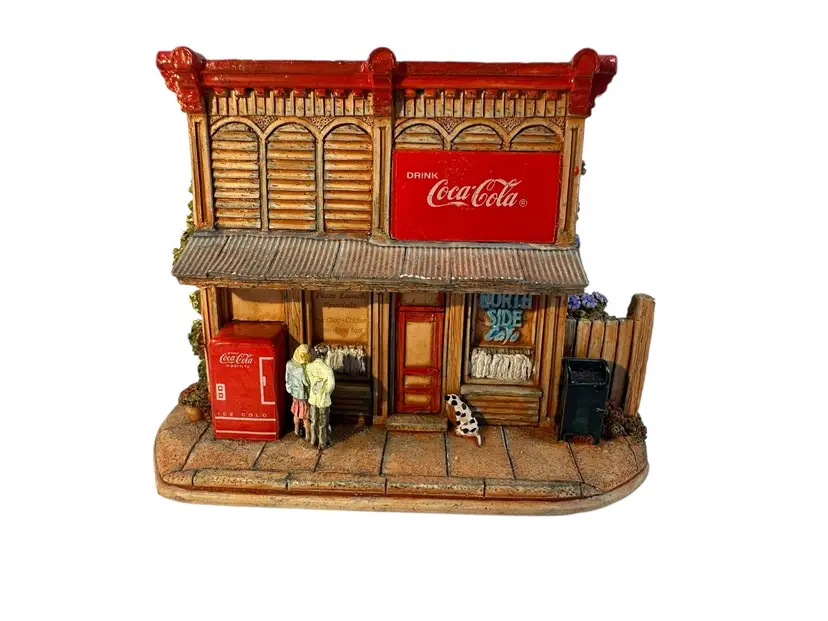 Lilliput Lane Coca Cola Country Sign Of Good Taste Store Miniature L2220 Vintage