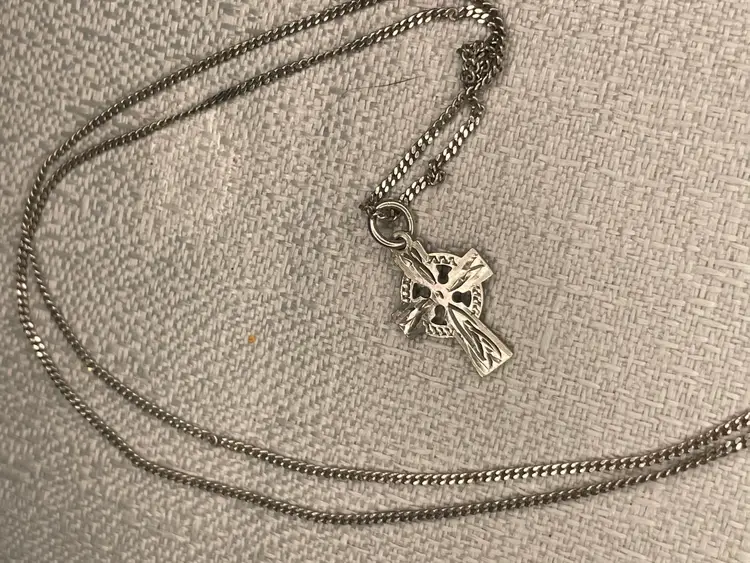 Sterling Silver Celtic Cross Made In Ireland