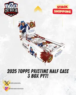St. Louis Cardinals - ZB 2645: 2025 Topps Pristine Half Case 3 Box Stack PYT 2 (Rips 2/13)