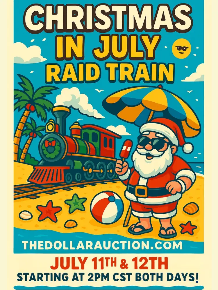 🎁🎄Christmas In July Dollar Train!🎄🎁