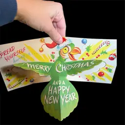 The CUTEST Vintage Pop-Up Christmas Card