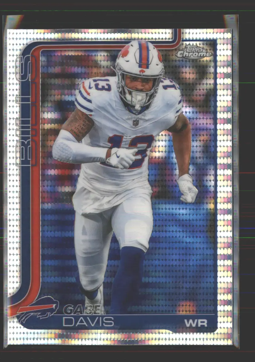 Gabe Davis 2025 Topps Chrome Pulsar #142 - (142) - Buffalo Bills