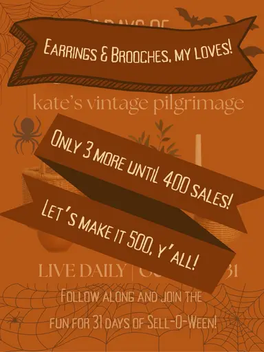 31 Days of Sell-O-Ween with kate’s vintage pilgrimage