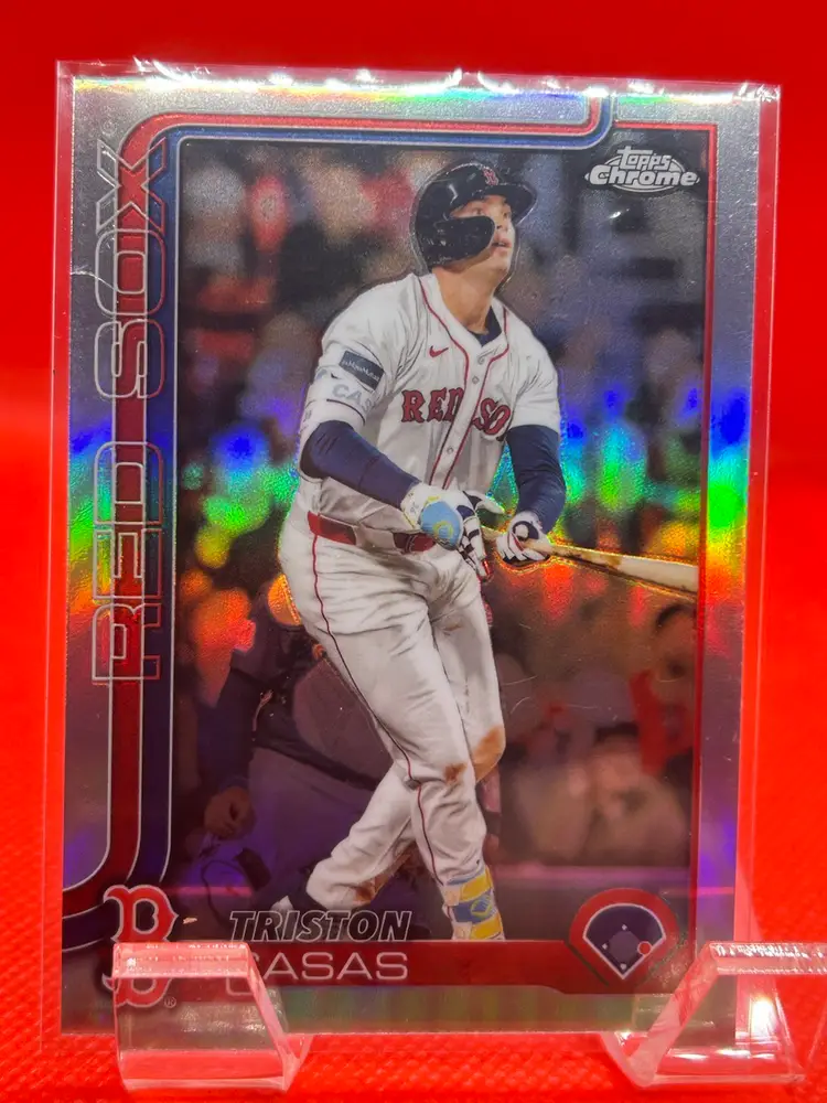 Triston Casas - 2025 Topps Chrome Refractor Boston Red Sox