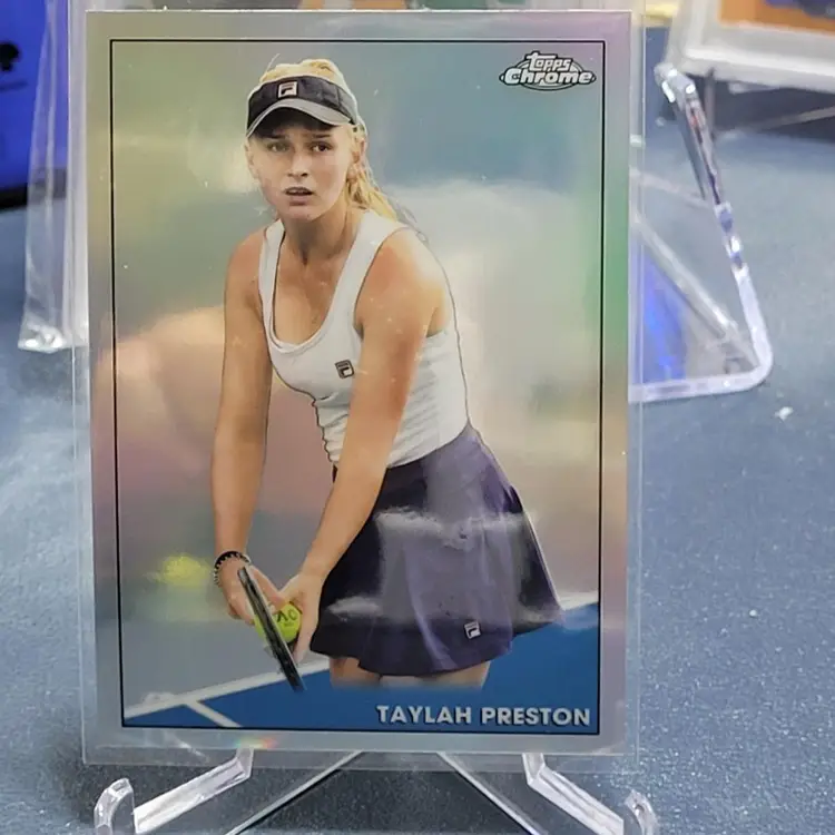 2021 Topps Chrome  Tennis #72 Taylah Preston Refractor