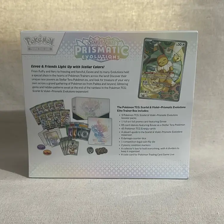 Prismatic Evolutions ETB ( Ripped On Stream )