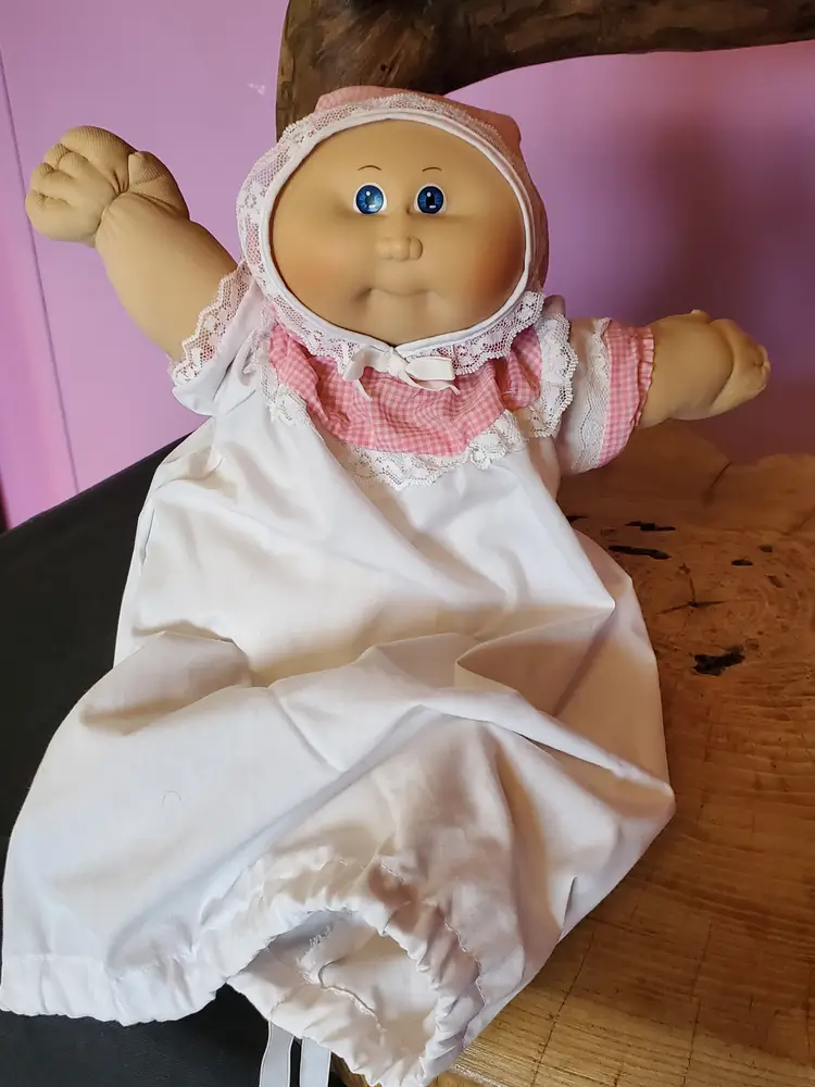 Vintage 1985 Cabbage Patch Kids Baldy With Blue Eyes