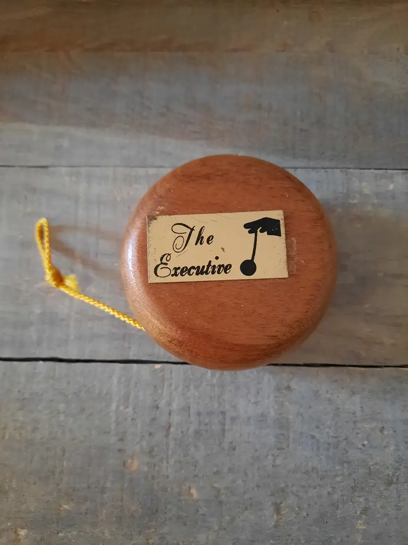 Vintage The Executive Wooden Yo-Yo Oversized