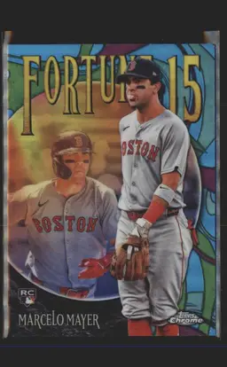 2025 Topps Chrome Update #F15-20 Marcelo Mayer Fortune 15 - (137) - Boston Red Sox