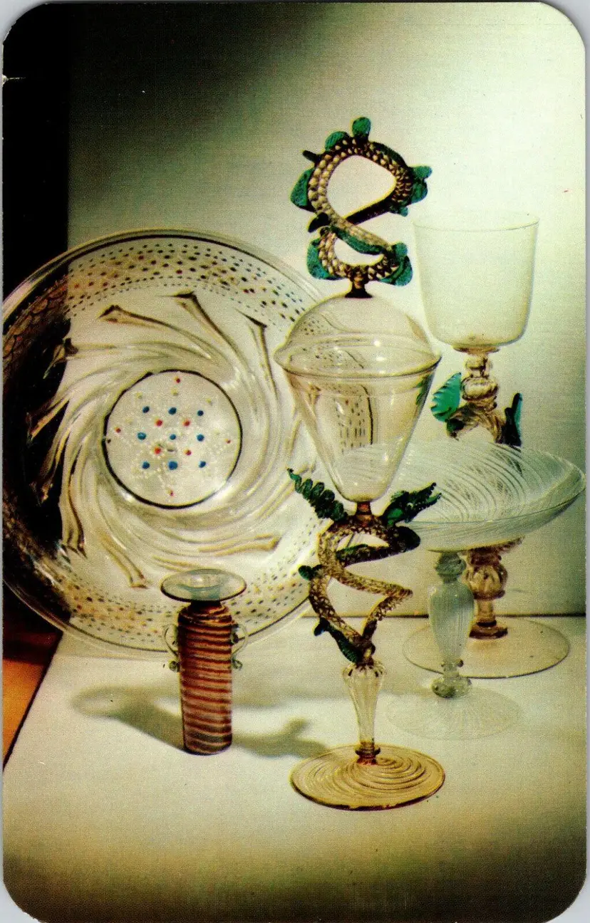Postcard The Corning Museum of Glass Corning Glass Center Corning New York