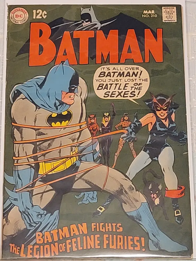 DC Comics Batman # 210 Neal Adams Silver Age 1969 Vintage